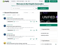  	Shopify Community