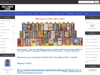 Flat Tops : Bills Beer Cans, Welcome to Bills Beer Cans