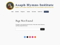 Seminary Info: Frequently Asked Questions | Asaph Hymns Institute