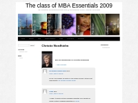 Christie Nordhielm   The class of MBA Essentials 2009