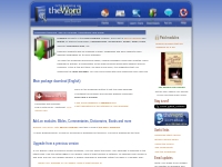 Bible study software theWord, add-on modules, tools and documents