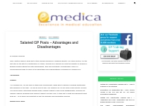 Salaried GP Posts – Advantages and Disadvantages   Emedica Blog