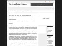 General | California Court Services