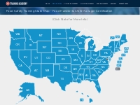 Food Safety Training State Map - Food Handler & ANSI Manager Certifica