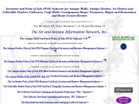 Antique Art and Collectible Inventory and POS Software; Collectors Cat