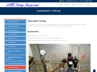 Hydrostatic Testing Massachusetts New England, pressure testing Massac