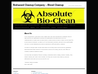   About Us | Biohazard Cleanup Company   Blood Cleanup