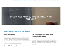Drain Cleaning   Snaking - Drain Service Toronto | ACCL Waterproofing