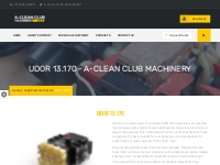 Udor 13.170  - A-Clean Club Machinery