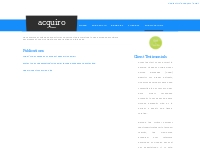 Acquiro Systems - Software & Application Development - Publications