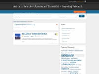 BJELAŠNICA  Ad Categories  Adriatic Search   Apartmani Turistički   Sm