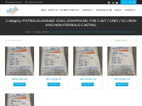 PETROLEUM BASE COAL COMPOUND FOR CAST / GREY / SG IRON AND NON FERROUS