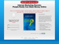 Internet Marketing Secrets: People Really Can Make Money Online by Geo