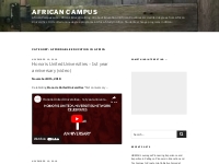 affordable education in Africa   African Campus