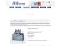 Ampoule   Vial Washing Machine - A.H.Industries