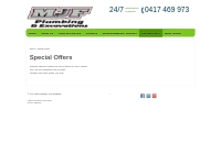 Special Offers - Albury Plumber | MJF Plumbing