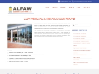 Commercial Doors Manufacturers UAE | Alfaw Aluminium
