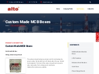Custom Made MCB Boxes   Alto India