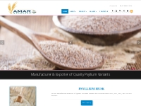 Amar Overseas: Manufacturer & Exporter of Quality Psyllium Husk/Powder