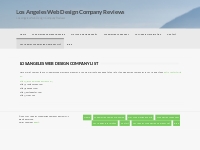Los Angeles Web Design Company List - Los Angeles Web Design Company R