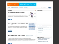 Réseaux sociaux | Application Windows Phone