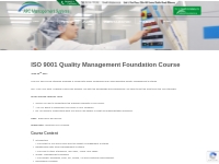 ISO 9001 Quality Management Foundation Course | ARC Management Systems