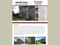 Asenby Hall Bed   Breakfast near Thirsk North Yorshire
