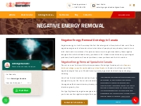 Negative Energy Removal in Canada | Negative Energy Removal Expert in 