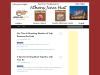 Athens Java Hut serving Jittery Joe's Coffee, Cecilia Villaveces Cakes