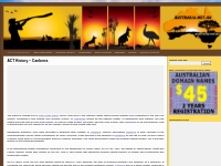 ACT HIstory Canbera | History of Canberra ACT