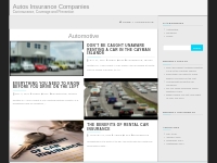 Automotive   Autos Insurance Companies