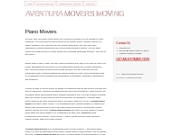 Piano Movers   Aventura Movers Moving