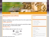 Alabama State Laws and Forms   Baldwinbees.com