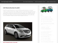 2017 Buick Enclave facelift - Best 8 passenger vehicles