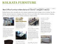 Best Office Furniture Manufacturer Interior Designer Kolkata