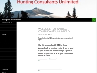 Welcome to Hunting Consultants Unlimited | Hunting Consultants Unlimit