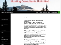 Elk | Hunting Consultants Unlimited