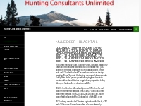 Mule Deer   Blacktail | Hunting Consultants Unlimited