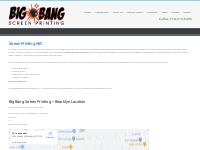 Screen Printing Company NYC - Contact Us | Big Bang Screen Printing