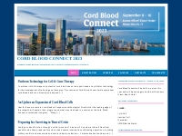 Cord Blood Connect 2023   Where Cord Blood and Perinatal Tissue Commun