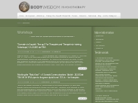 Body Wisdom Psychotherapy - Workshops - Kitty Chelton and Theresa Beld