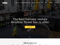 Bourbon Street Balcony Rentals | New Orleans Balcony Rentals