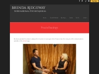 Private Readings | Brenda Ridgeway