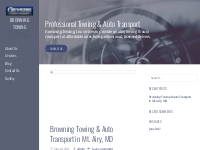 Browning Towing   Raising the Bar for Towing   Auto Transport Excellen