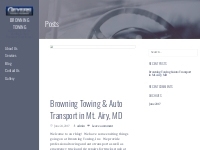 Browning Towing   Auto Transport in Mt. Airy, MD   Browning Towing