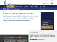   	Accredited Procedures for BHMA Standards