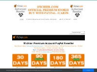 1Fichier Premium Reseller, 1Fichier PayPal, 1Fichier Reseller - 1Fichi