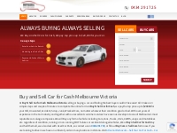 Cash For Cars Buy And Sell Cars For Cash Melbourne VIC 0434 291 725