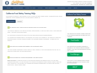 California Food Safety Training FAQs | Food Manager Certification | Fo