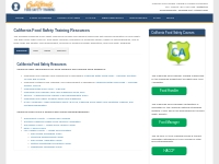 California Food Safety Training Resources